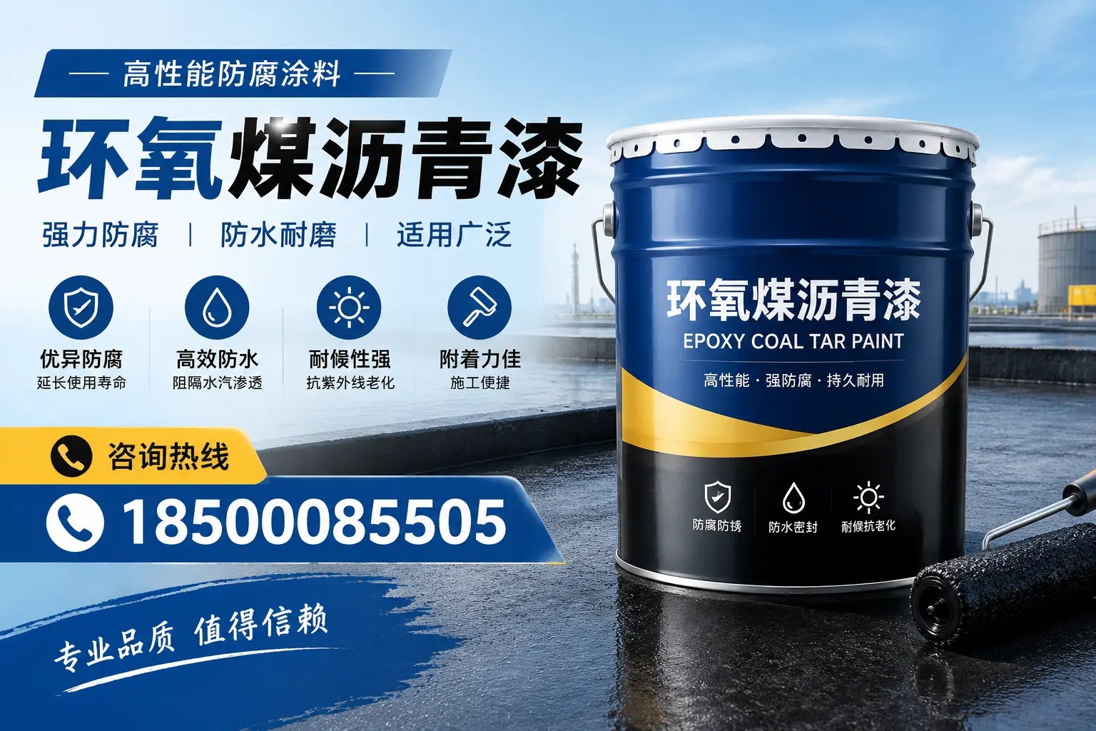 环氧煤沥青漆的主要成分与功能，苏州用户深度了解